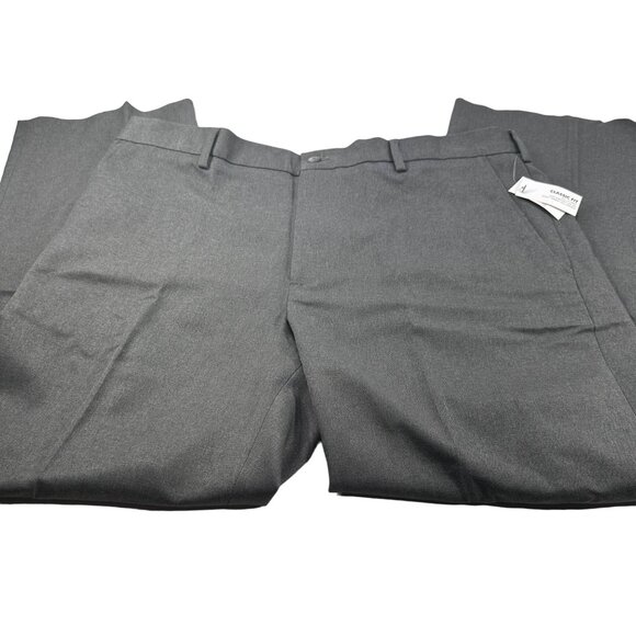 Van Heusen Men's Size 40x29 Pant Traveler Classic Fit Flat Front Gray New - Picture 3 of 16